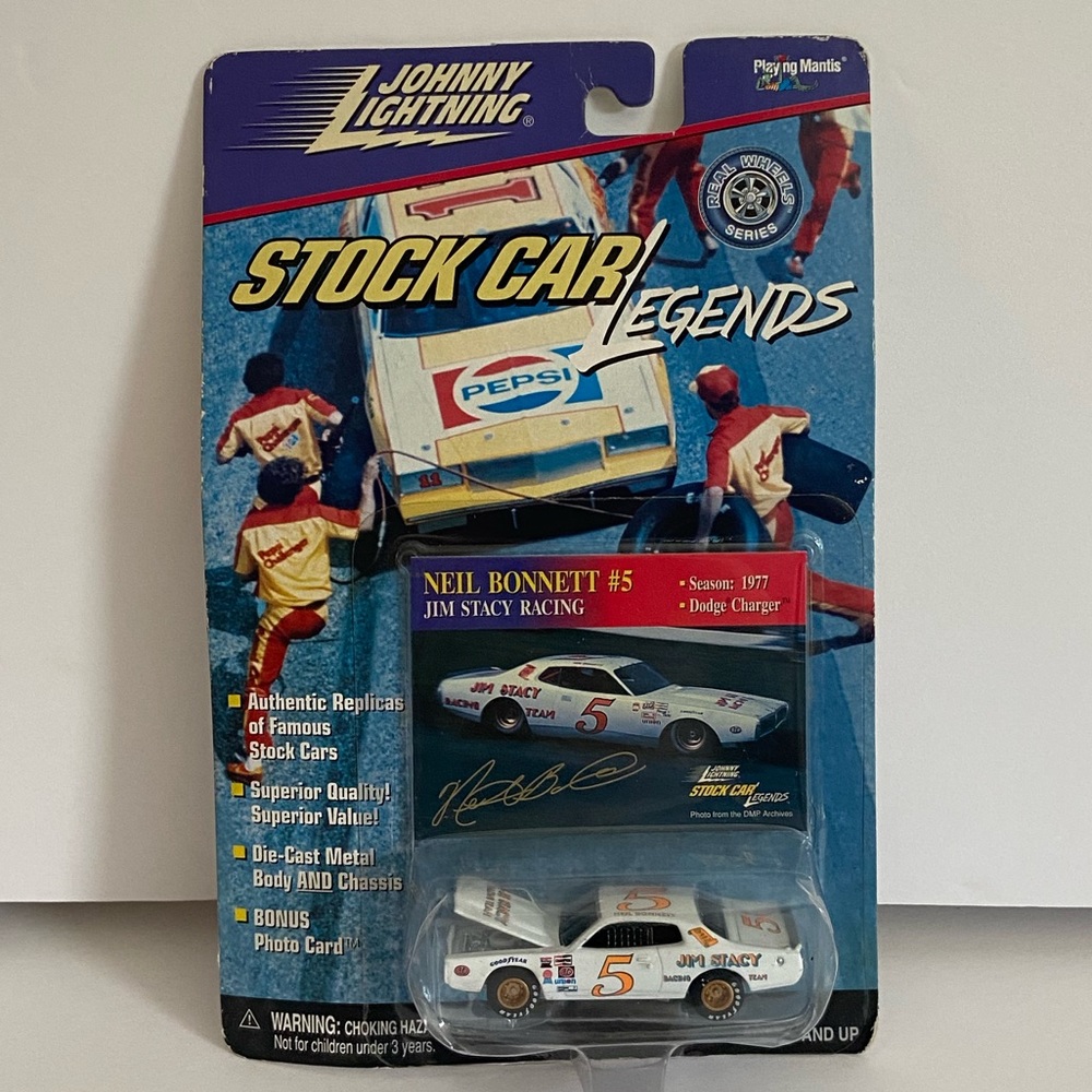 Johnny Lightning Stock Car Legends Neil Bonnett #5 Jim Stacy Racing Die Cast